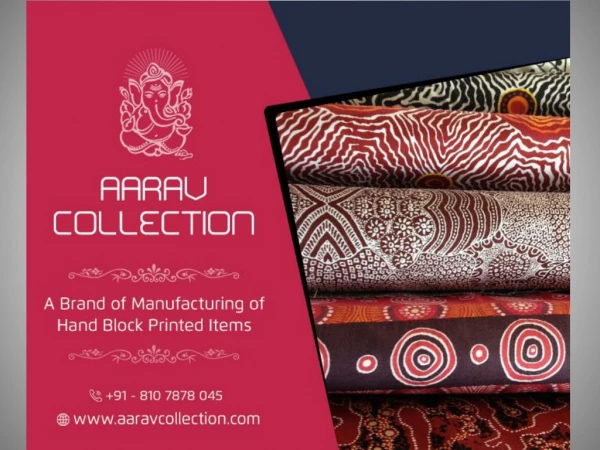 Manufacturer and Wholesaler of Cotton Women Clothing - Aarav Collection