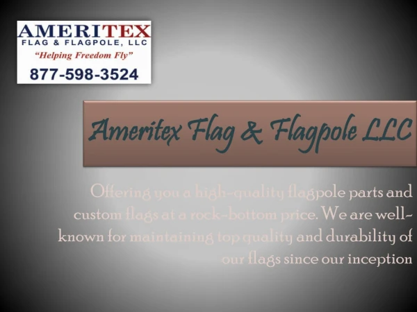 We are offering you the broadest collection of wall mounted flagpoles