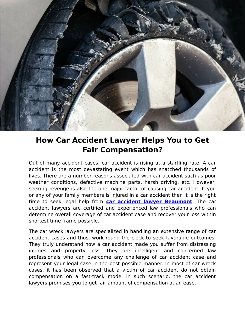 how car accident lawyer helps you to get fair