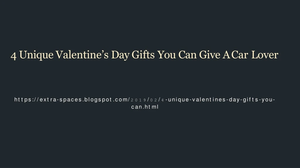 4 unique valentine s day gifts you can give a car lover