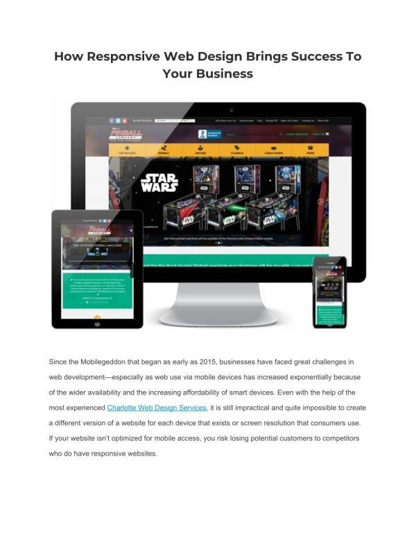 how responsive web design brings success to your