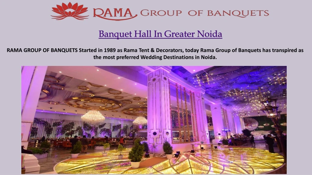 banquet hall in greater noida