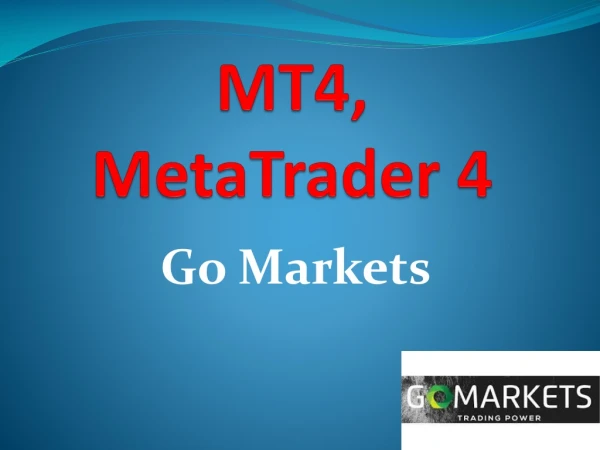 Untuk Mempelajari Lebih Lanjut Tentang MT4, MetaTrader 4 oleh Go Markets