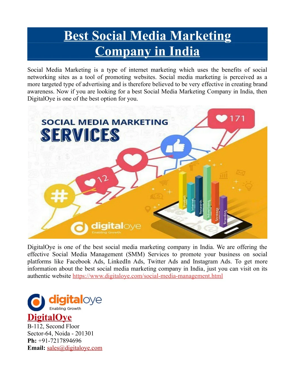 best social media marketing company in india