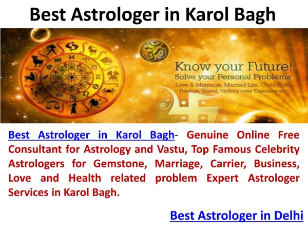Best Astrologer in Karol Bagh