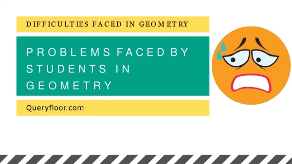 problems faced by students in geometry