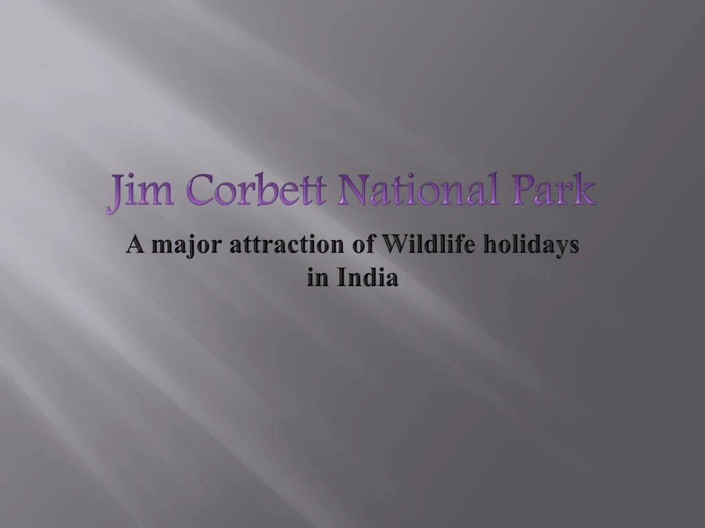 jim corbett national park