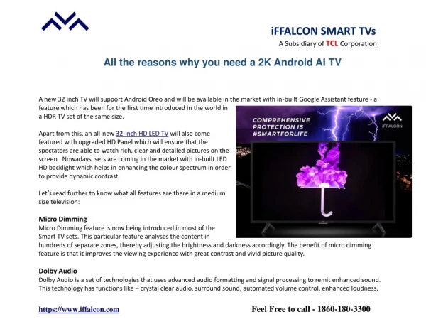 All the reasons why you need a 2K Android AI TV