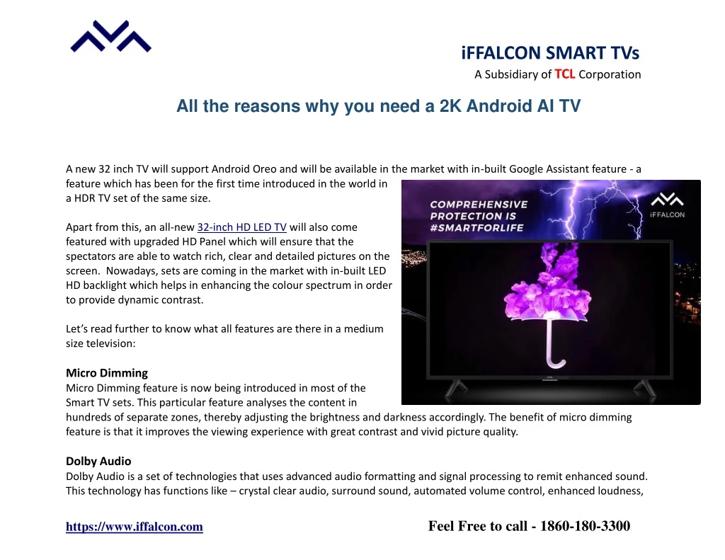 iffalcon smart tvs