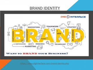 Digital Interface Brand Identity in India - slide 1