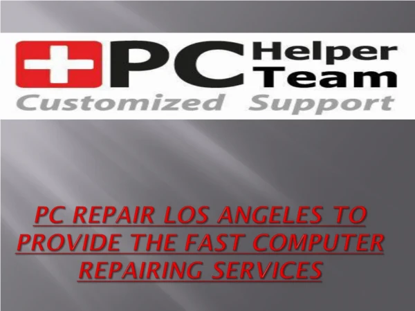 Computer Equipment Services California