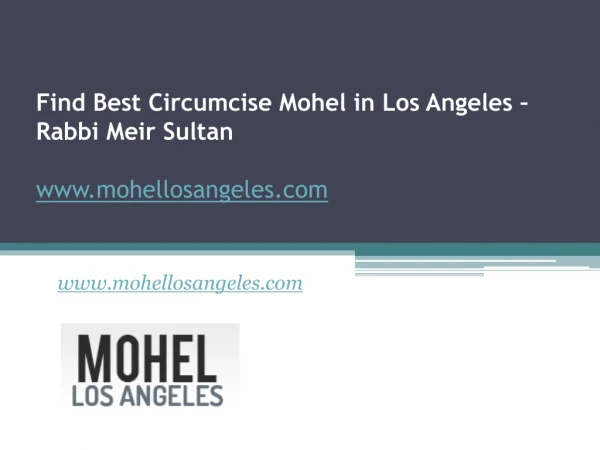 Find Best Circumcise Mohel in Los Angeles - www.mohellosangeles.com