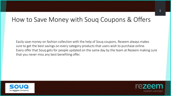 How to use Souq Coupons, Offers