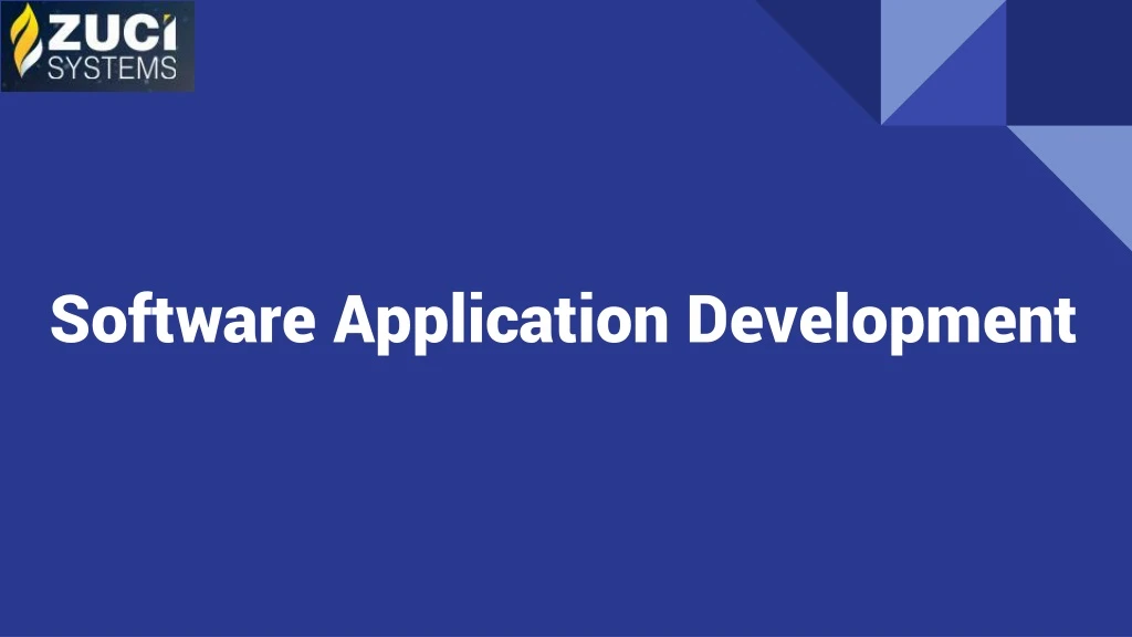 software application development