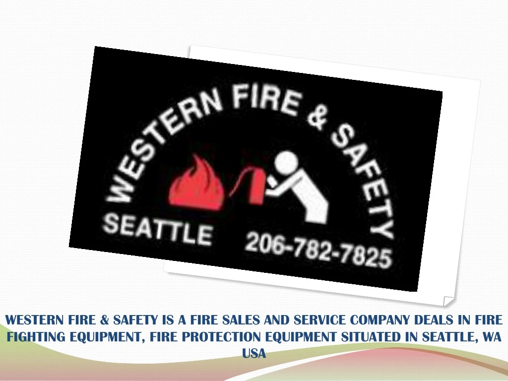 western fire safety is a fire sales and service