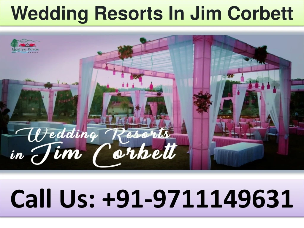 wedding resorts in jim corbett