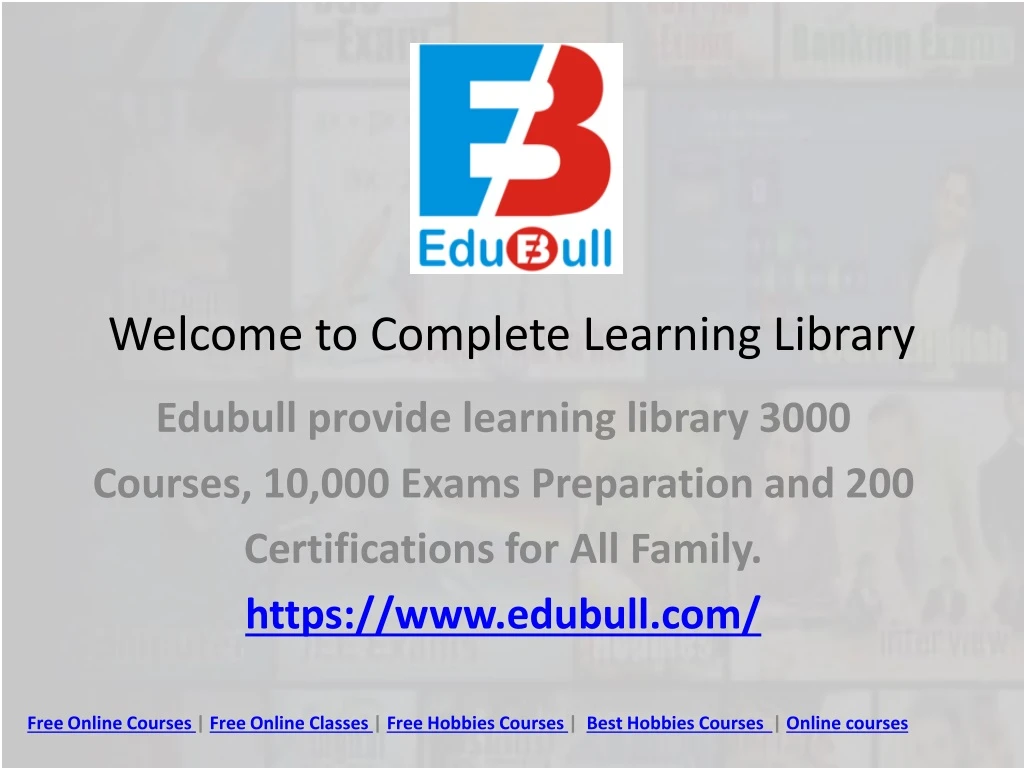 welcome to complete learning library