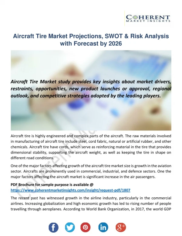 Aircraft Tire Market Demands and Business Outlook 2018-2026