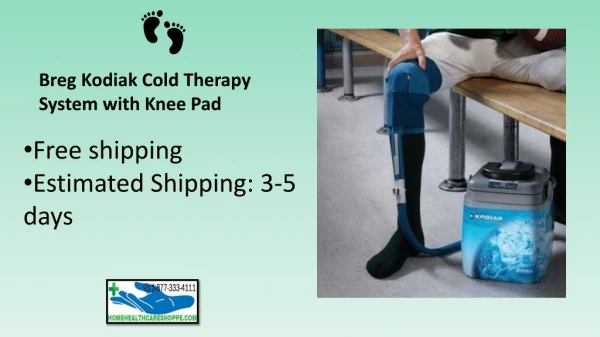 Breg Kodiak Cold Therapy System with Knee Pad