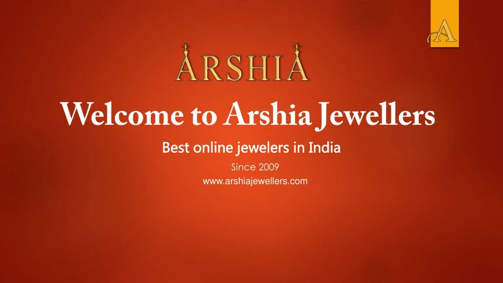 welcome to arshia jewellers