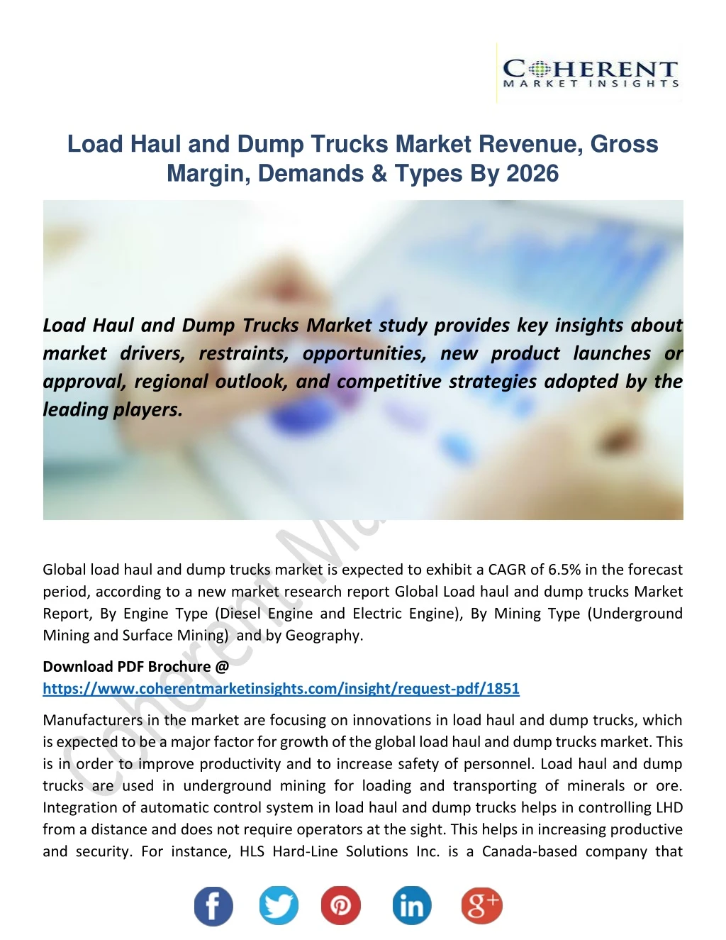 load haul and dump trucks market revenue gross