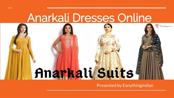 Designer Anarkali Suits Online