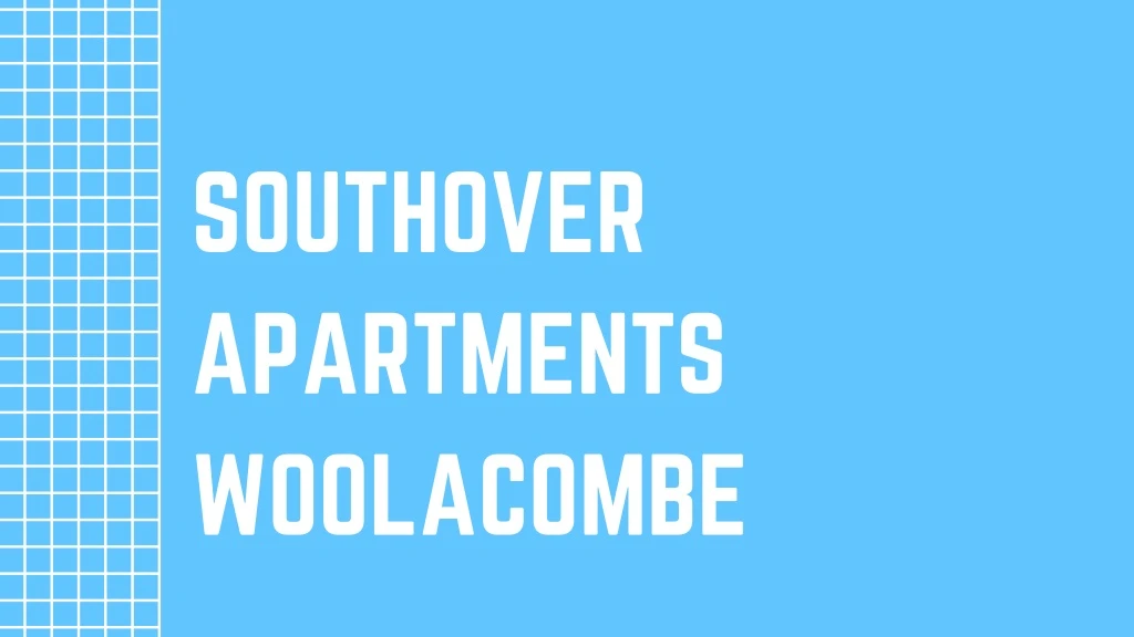 southover apartments woolacombe