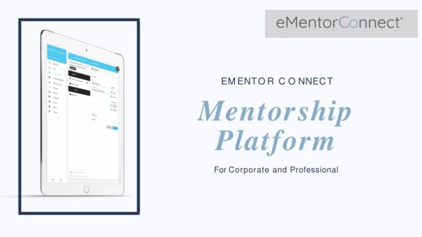 Mentorship Platform - eMentor Connect