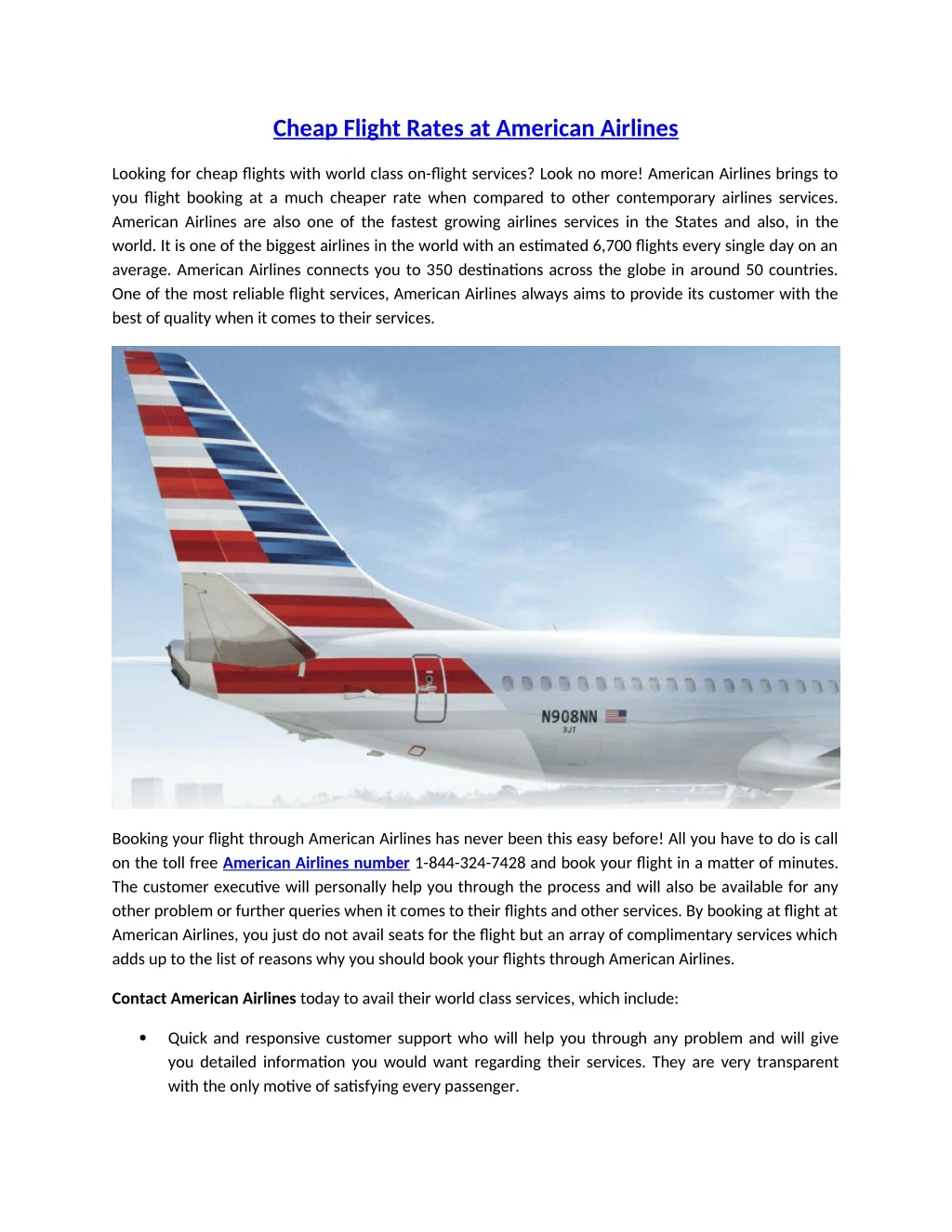 cheap flight rates at american airlines