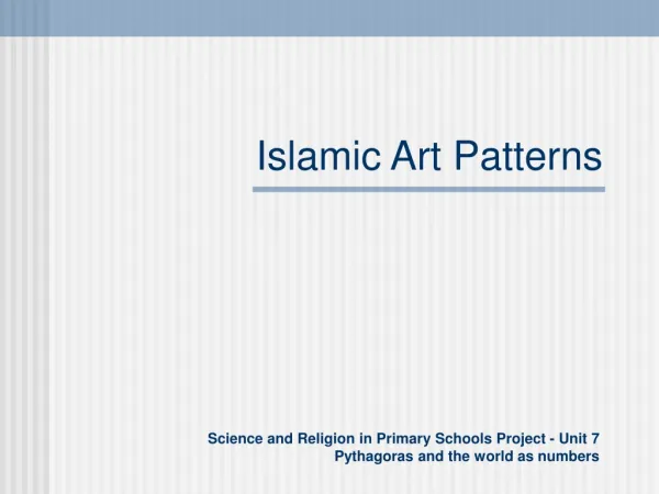 Islamic Art Patterns