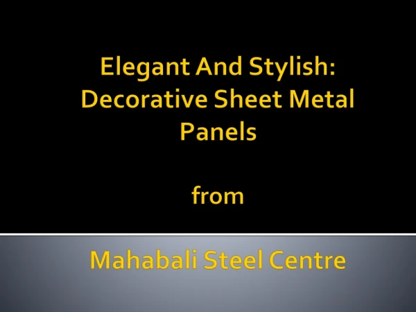 Stainless Steel Decorative Sheet Design by Mahabali SteelDecs
