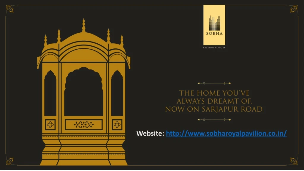 website http www sobharoyalpavilion co in