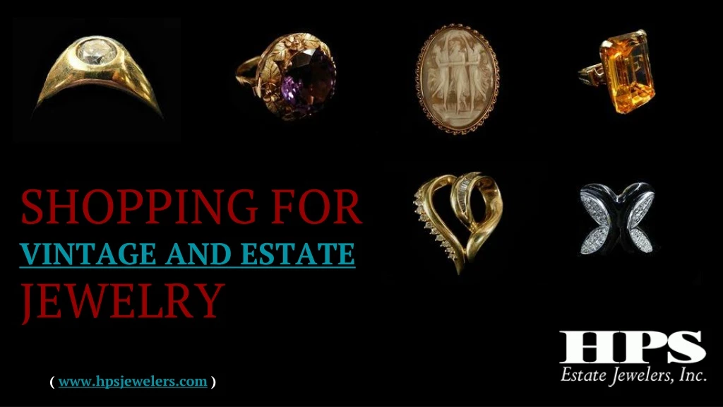 shopping for vintage and estate jewelry