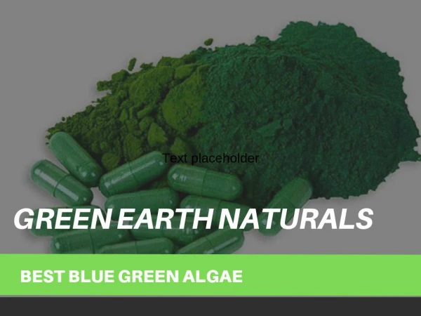 best blue green algae