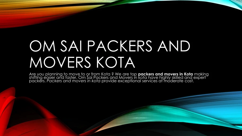 om s ai packers and movers kota