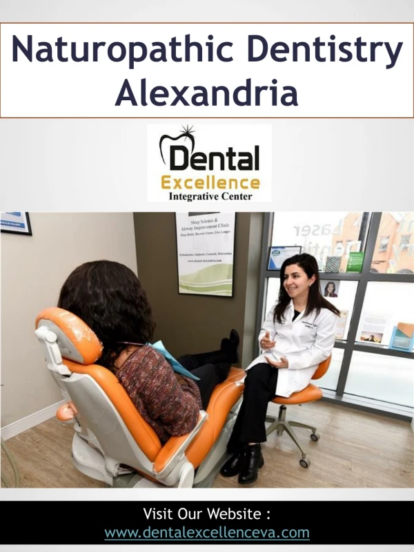 Naturopathic dentistry Alexandria