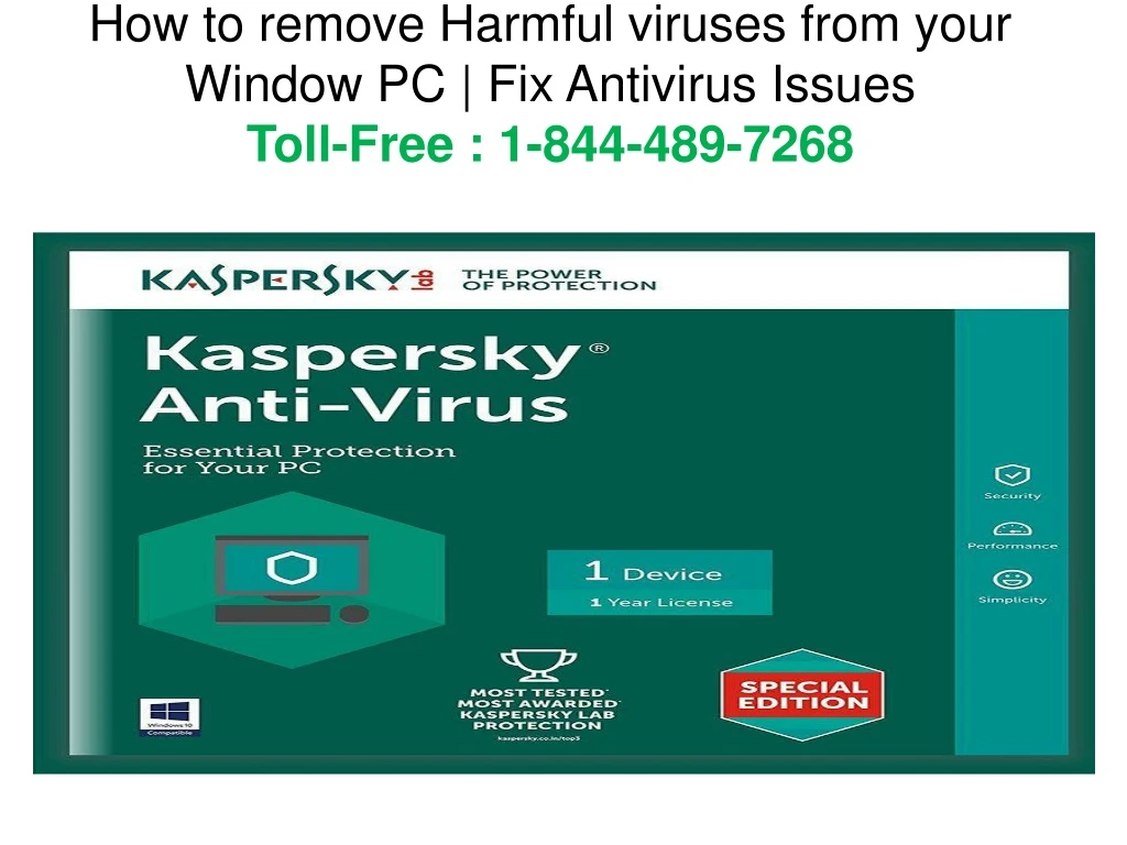 how to remove harmful viruses from your window pc fix antivirus issues toll free 1 844 489 7268