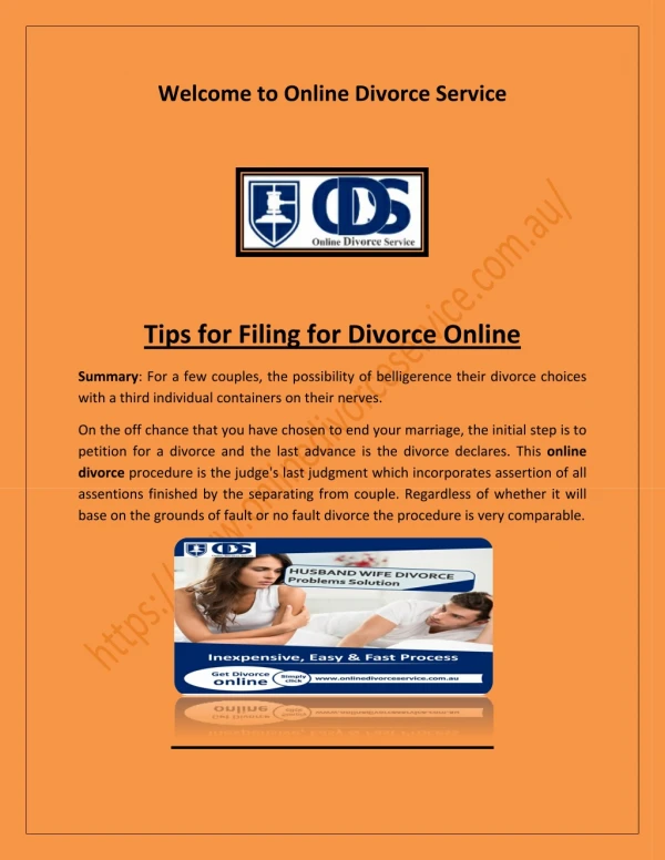 file for divorce online, Divorce Forms Online