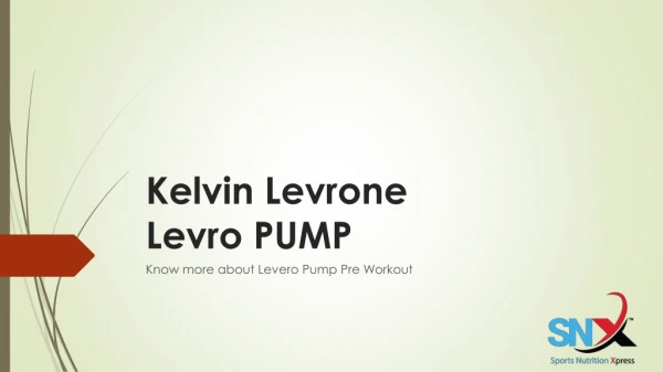 Kevin Levron Signature Series Levropmp