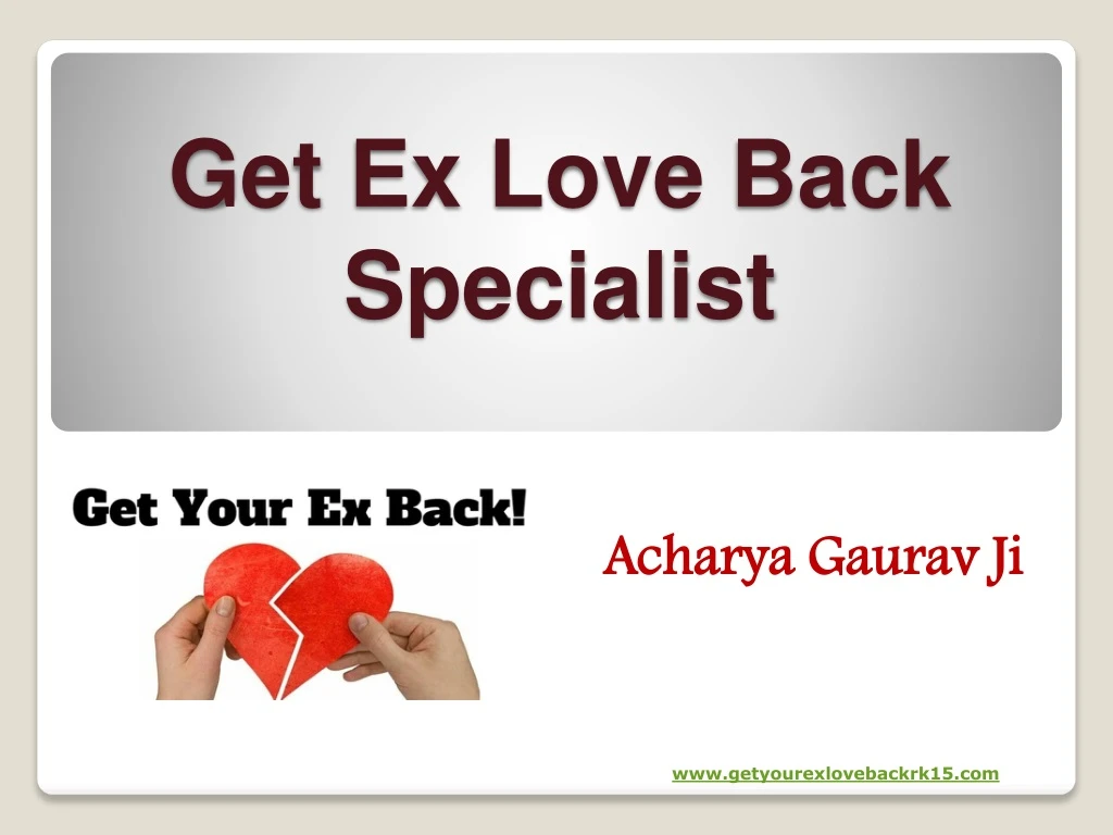get ex love back specialist