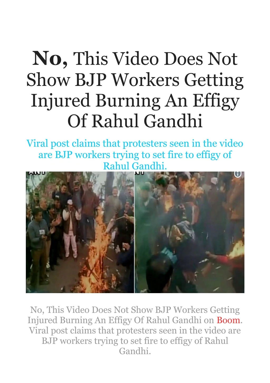 no this video does not show bjp workers getting