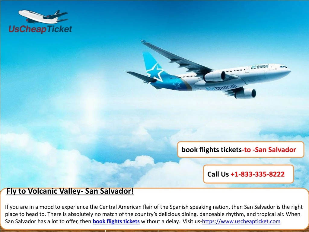 book flights tickets to san salvador