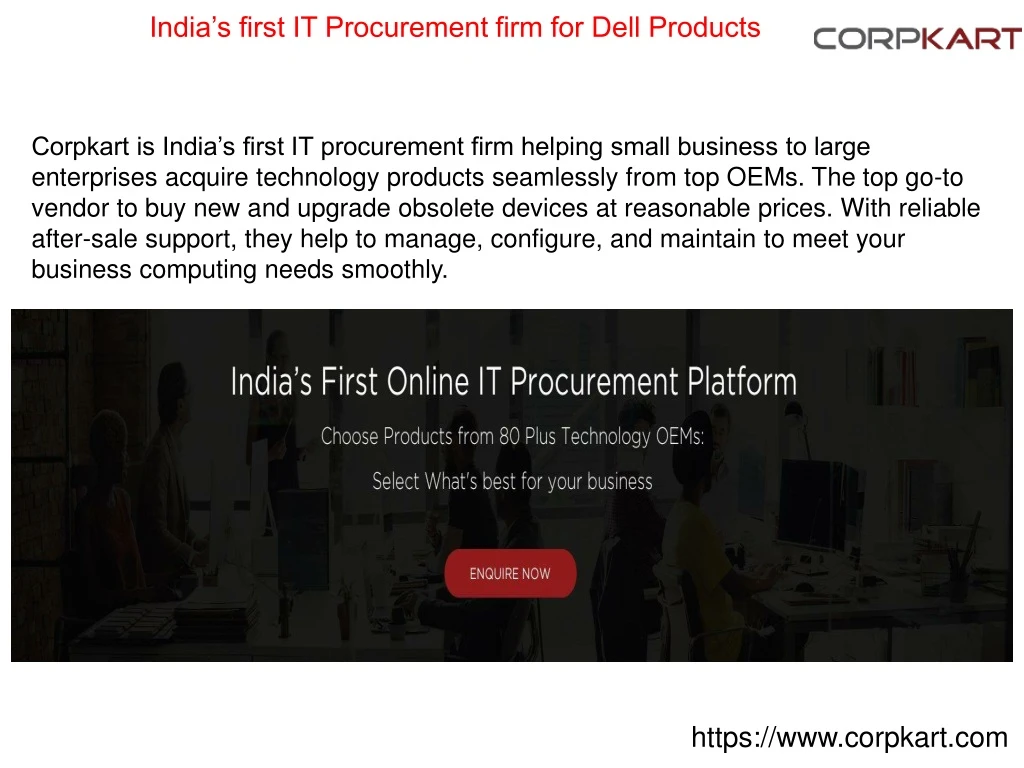 india s first it procurement firm for dell
