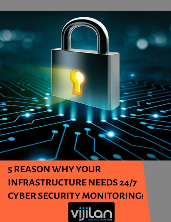 Your Infrastructure Needs 24*7 Cyber Security Monitoring, Know Why?