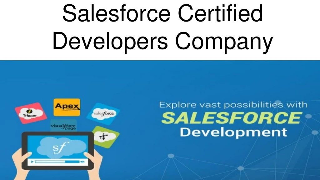 salesforce certified developers company