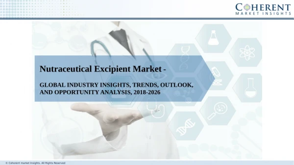 Nutraceutical Excipient Market Segmentation and Analysis by Recent Trends, Development and Growth by Regions to 2018-202