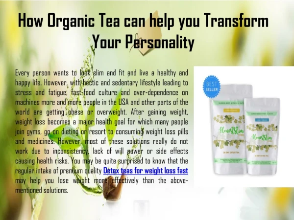 Prevent Lifestyle Diseases with Effective Weight Loss Tea