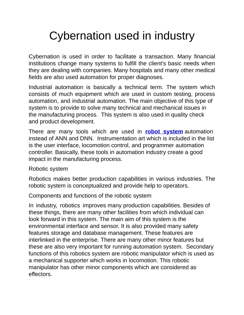 cybernationusedinindustry