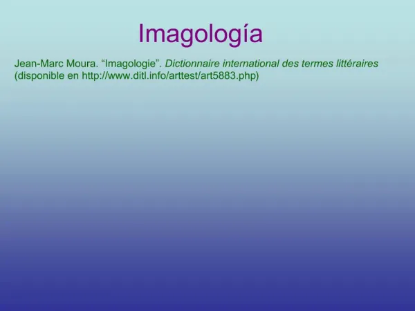 Imagolog a