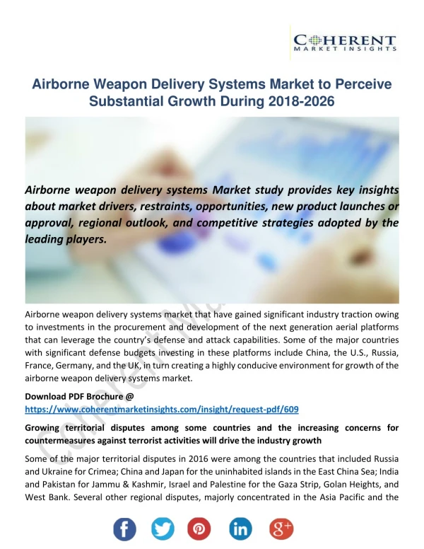 Airborne Weapon Delivery Systems Working Capital, Strategies, Manufacturers, Regional Analysis By 2026